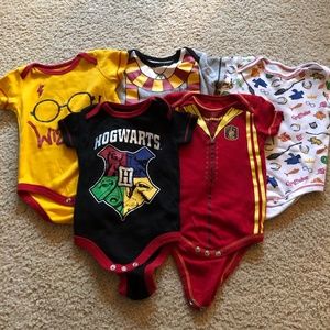 Harry Potter bodysuits (set of 5)